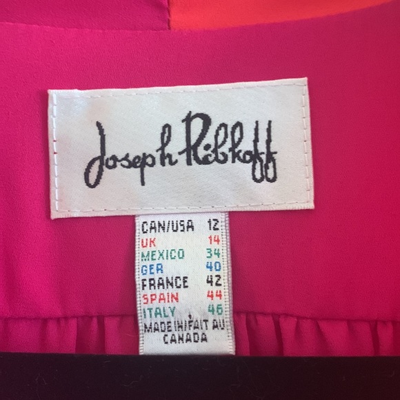 Joseph Ribkoff Colour Block Tunic Top Blouse - Picture 3 of 13